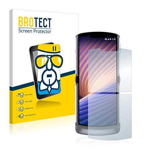 BROTECT Protector Pantalla Cristal para Motorola Razr 5G 2020 Protector Vidrio - [Dureza 9H, Anti-Arañazos]