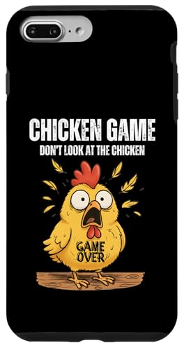Chicken Game Don't Look at The Chicken Funny Meme ���[���A �L�b�Y �X�}�z�P�[�X iPhone 7 Plus/8 Plus �p