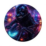Zoom IMG-2 whale cyberpunk rider motociclista synthwave