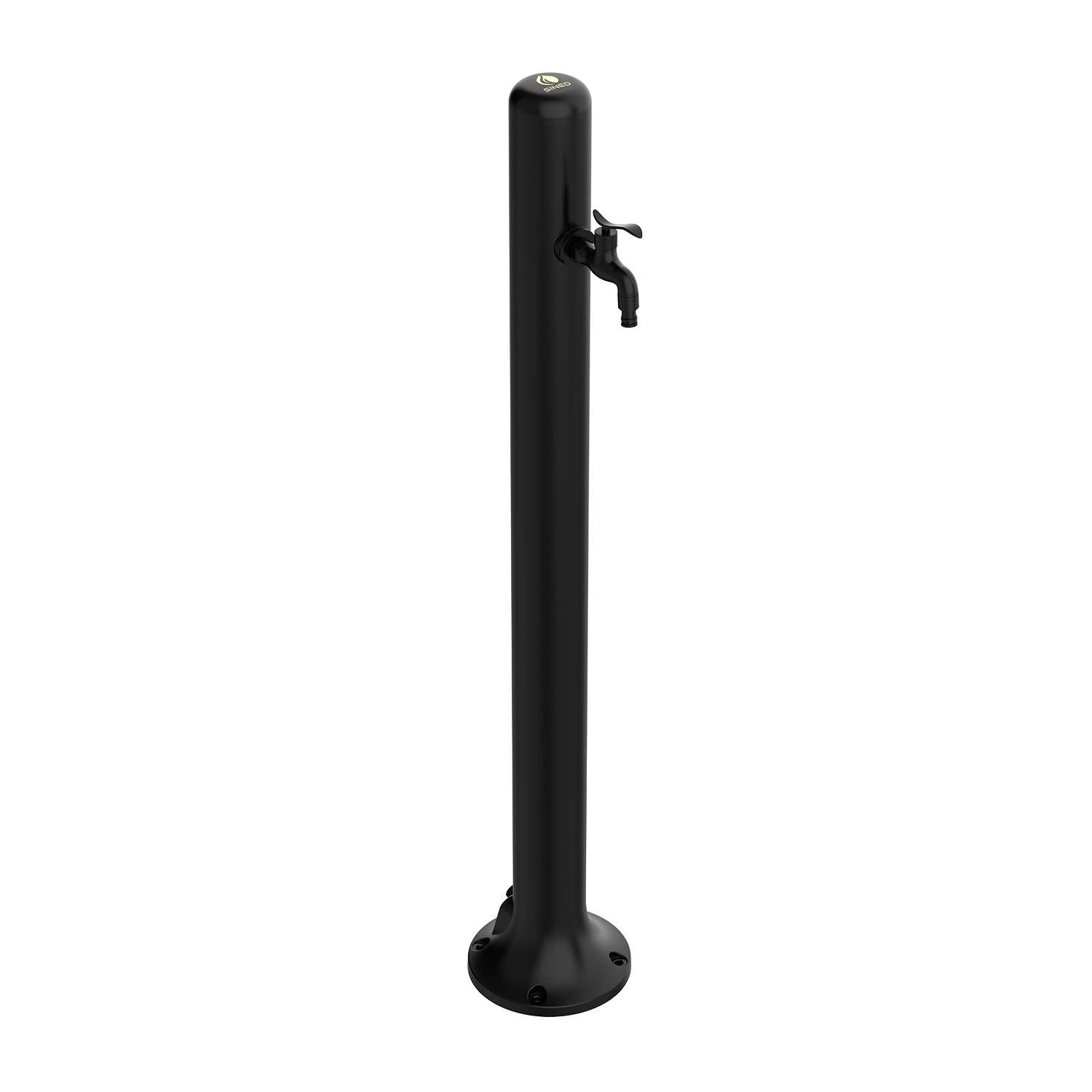 Sined Fontana da Giardino in Alluminio Resistente con Attacco Laterale Compatibile con Raccordi Rapidi per Tubo Facile da Montare Ideale per Esterni Design Durevole e Pratico
