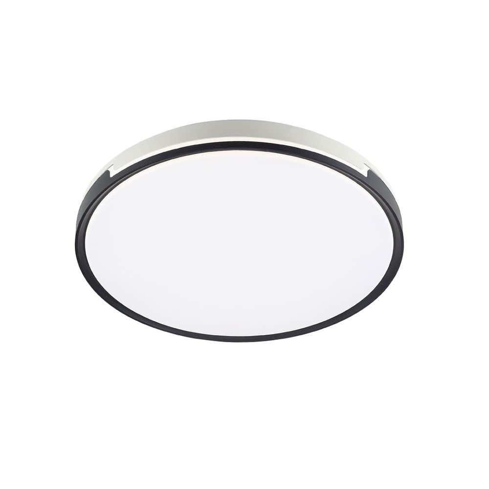 Large Size 19.7in Flush Mount Ceiling Light Metal Industry LED Ceiling Lamp Tri-tone Light High Bright Acrylic Lighting Fixture Suitable For Study Room Loft Corridor （3000k/4000k/6000k）