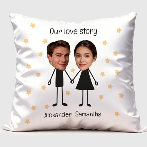 ArtPix 3D Custom Photo Pillow - Personalized Throw Cushion with Picture