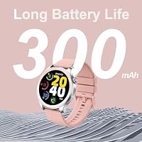 Smartwatch Damen, 1.43″ AMOLED-Display Touch Smart Watch mit Bluetooth Anrufe, Fitness Tracker mit Herzfrequenz SpO2 Schlafmonitor Schrittzähler, 100+ Sportmodi, IP68 Wasserdicht Fitnessuhr für iOS – Ansicht 7