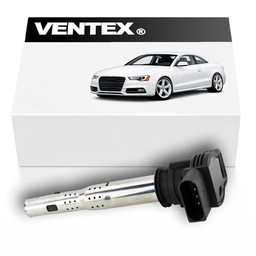 VENTEX® Ignition Coil Pack VXS1718 Compatible with VW Audi Seat Skoda 1.8 2.0 TSI TFSI Golf Passat A3 A5 TT Octavia
