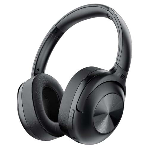 AOGKTON FM Radio Over Ear Headphones, Micro SD Card 30 Hrs Playtime Wireless and Wired Headphones...