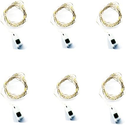 Twinkle Star 2M LED Warm Light 12Pack Strip For Gift Box Shine Gift Striping Flexible Usin In Wedding Chritmas Brithday Thanksgiving Day Gift Box Flower add Feeling Wine Box Decoration Lighten Bedroom