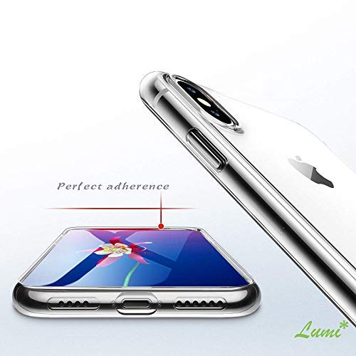 Iphone X Cover Custodia Antiurto Per IPhone X/XS - Slim, In Silicone Gel Trasparente, Bumper Protettivo, Garanzia 1 Anno Custodia Protettiva Trasparente GM