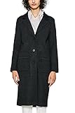 Wollmantel edc by ESPRIT Damen 087CC1G028 Mantel, Grau (Dark Grey 020), Medium