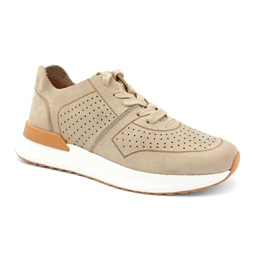 Gentle Souls by Kenneth Cole Men's Laurence Jogger Sneaker Cushioned for All-Day Comfort, Built-in Arch Support, Mushroom, 13