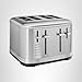 KitchenAid 4 Slice Toaster, KMT4109SX, Brushed Stainless Steel