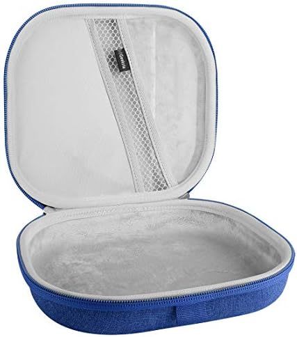 Geekria Shield Headphones Case Compatible with JBL Tune 510BT, Tune 660 BTNC, TUNE 700BT, Tune 500BT, E45BT Case, Replacement Hard Shell Travel Carrying Bag with Cable Storage (Blue)