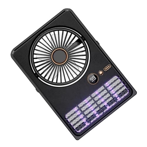 Lámpara eléctrica con ventilador 2 en 1 y carga USB de alta autonomía 5