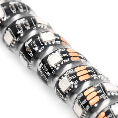 Rough Country 4' LED Whip Lights for UTV, ATV - Set of 2, 48" UTV LED Whips, Multi-Color RGB LEDs, 300 Patterns, Waterproof, Quick-Release Base by Rough Country - Image 6