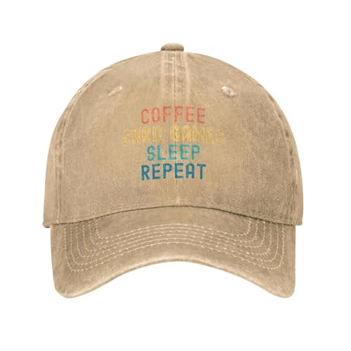 Cadeau de café original casquette de baseball drôle pour festival et camping