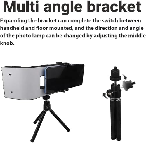 Kit di luci per fotografia dentale con luminosità regolabile per assistenza fotografica orale