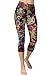 VIV Collection Plus Size Printed Brushed Capris (Wildforest Paisley)
