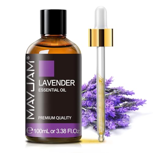 Aceites Esenciales Lavanda 100ML, MAYJAM Aceite de Lavanda 100%...
