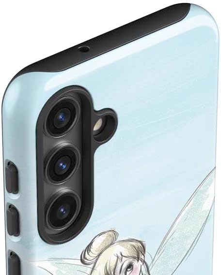 Skinit Impact Phone Case Compatible with Galaxy S24 Plus - Officially Licensed Disney Tinker Bell Sketch Art Design