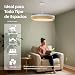 Imagen de LEDUNI ® Ventilador techo con luz 66W controlador incorporado