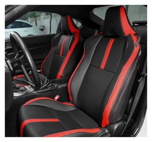 Housses de siège auto Toyota GR86 2013-2019 avec coussin protection enveloppant complet noir