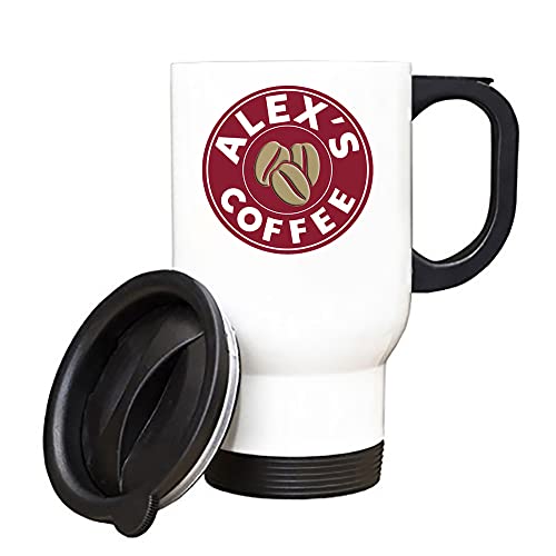 Giftme Personalised with Any Name Costa Travel Tea/Coffee Mug. (White)