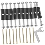 NUOBESTY Universal Cassette Repair Tool Kit Insulation Support Rod Adjustable Electrical Box Repairer for 86mm Junction Boxes 10-Piece Set for Easy Installation