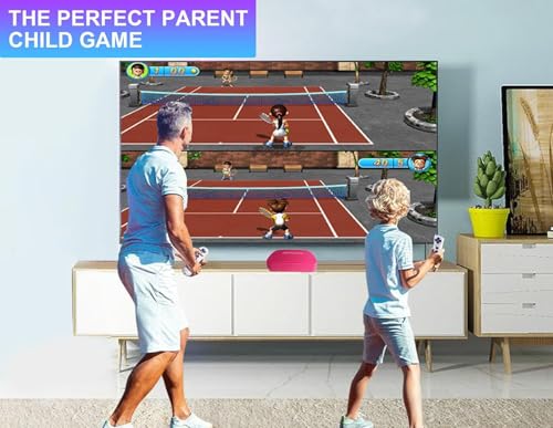 New World Y2 Fit Motion Gaming Console , Retro Video Game Stick Somatosensory Console ,TV Game Console with 2.4G Wireless Gamepad Support HD Output- Motion Play 6 41o zQWpY3L