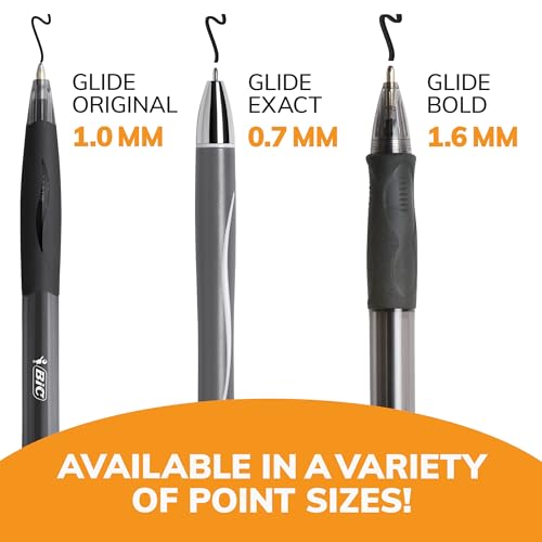 Image of BIC Atlantis Original Retractable Ball Pen, Medium Point (1.0 mm), Blue, 12-Count by BIC