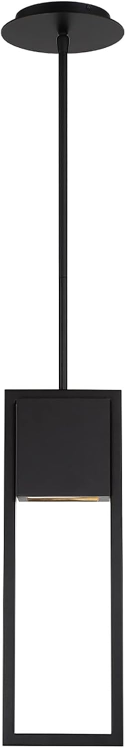WAC Lighting dweLED, Archetype 18in LED Indoor and Outdoor Pendant in Black