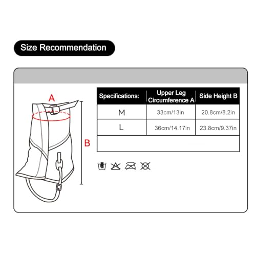 Polainas de senderismo impermeables para evitar botas húmedas 6