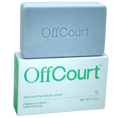 OffCourt Exfoliating Bar Soap – Whole Body, Deep Cleansing and