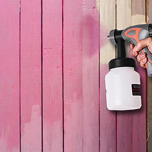 Terratek Paint Sprayer, 650W DIY Electric Spray Gun with 3 Spray Patterns, 2 x 800ml Paint Cups, HVLP Hand Held Spray Gun System, Fence Paint Sprayer, Adjustable Valve, Painting, Varnishing - Image 5