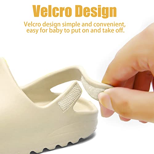 bolukets Toddler Little Kids Slides Sandals, Summer Slip On Lightweight Slippers for Boys and Girls, Beach Pool Anti-Slip Water Shoes Indoor Outdoor Sandals4