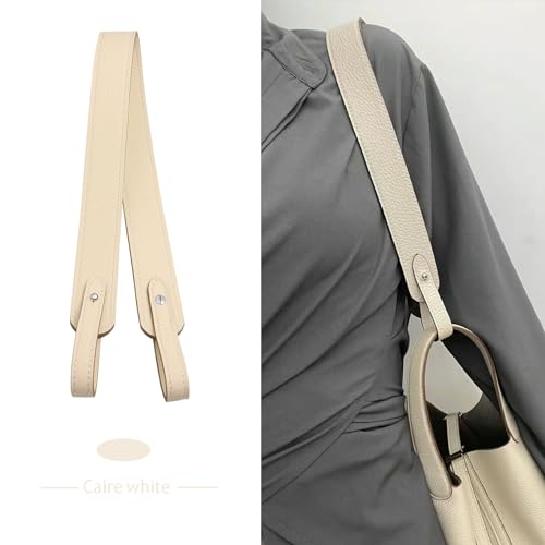 Image of Genuine Leather Purse Strap for Picotin /Lindy /Evelyne Bags Leather Shoulder Straps Replacement for Handbag
