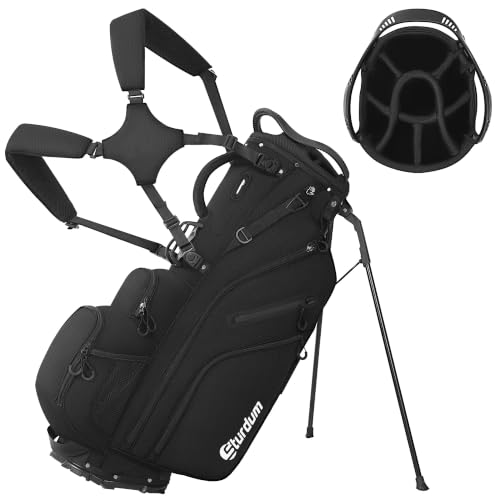 Sturdum 8 Way Golf Stand Bag with Selfie Phone Pocket and MOLLE System