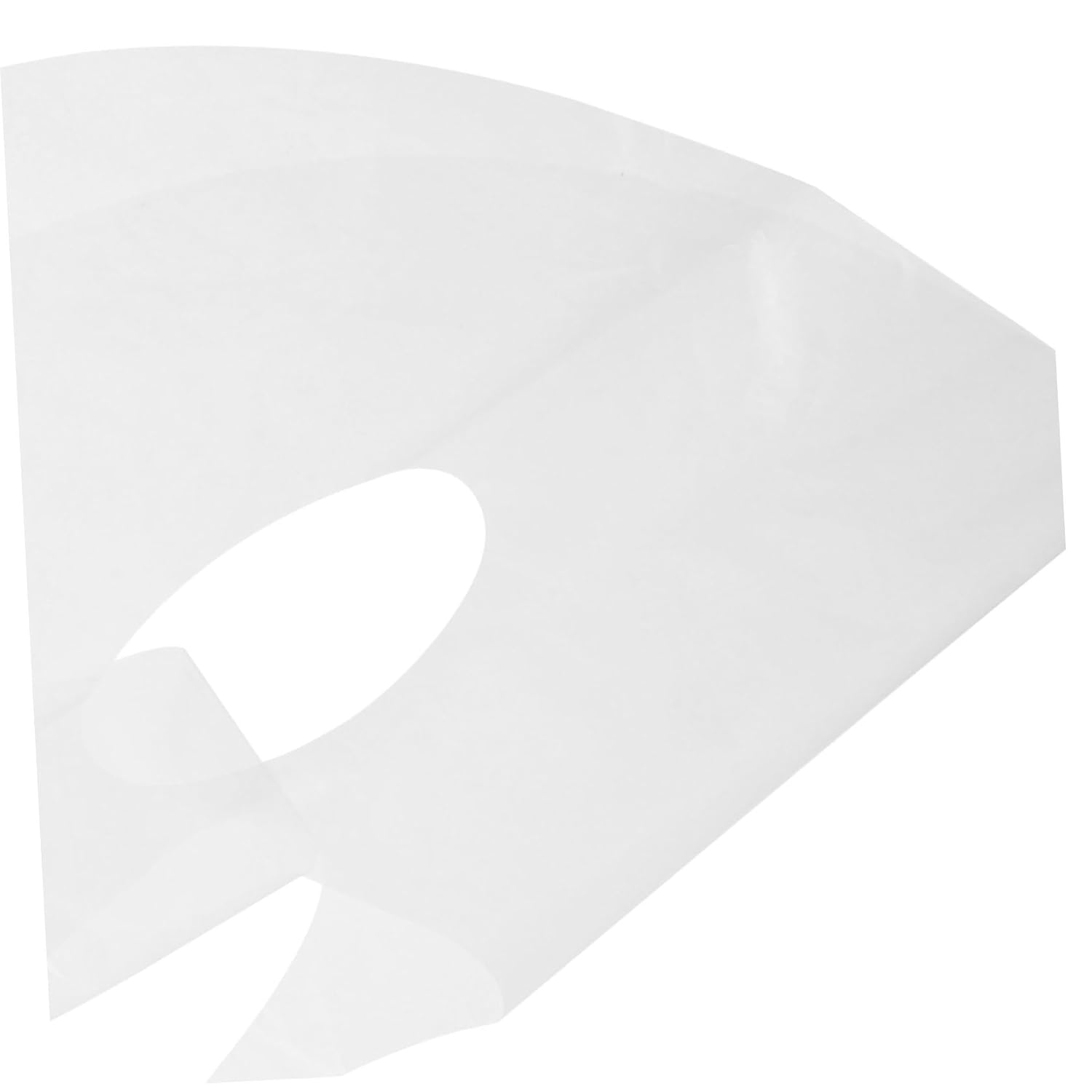 Alasum Disposable Moisture Seal Face Mask Sheets Precut 300pcs Pe Plastic image 3