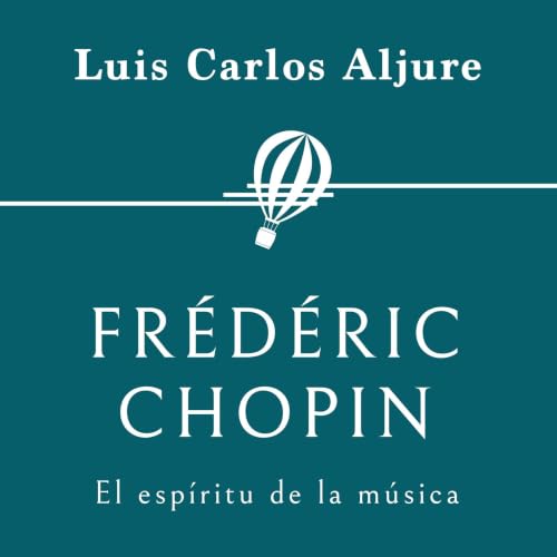 Diseño de la portada del título Fr&eacute;d&eacute;ric Chopin. El esp&iacute;ritu de la m&uacute;sica