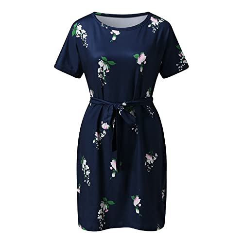 Vedolay Sleeveless Dress For Women Women's Summer Casual Striped Dress Sexy Sleeveless V Neck Spaghetti Strap Mini Dress Elastic Waist Beach Dress #TOP1