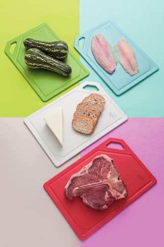 Conjunto De Tábuas De Corte Com Suporte 5 Peças Tramontina Mixcolor Colorido