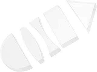 SOLUSTRE 5 Peças Para Experimentos Ópticos Ferramentas De Bolso Kit De Relógio Bola De Cristal Prisma Lente Convexa Física Lente Óptica 38Mm Prisma Acrílico Transparente