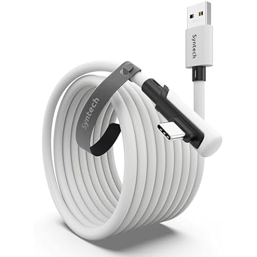 Syntech Link Cable 16FT, USB 3.0 to USB Cable for Meta Quest 3/3S/2, Pico 4