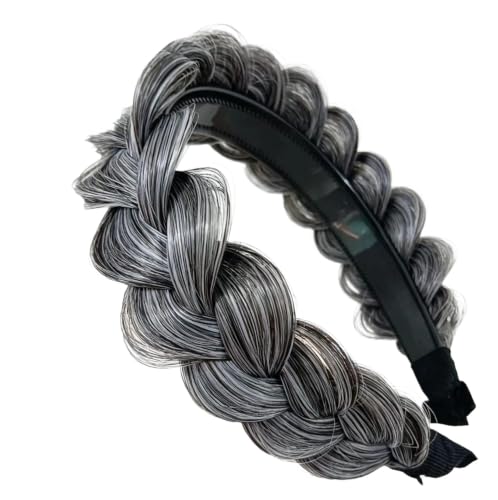 Braided Headband for Women Fishtail Plait Crown Hairpiece Accessory