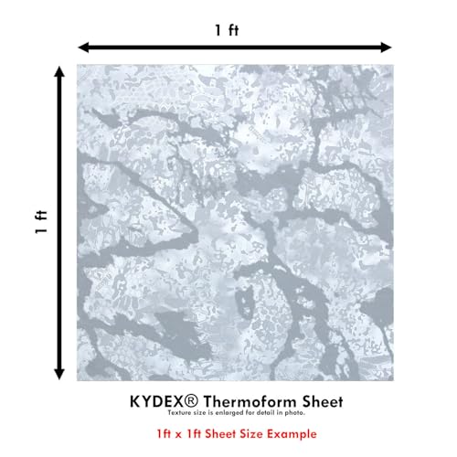 Image of KYDEX Thermoform Sheet - (P1 Texture) - (Infused Print) - (12in x 12in) - (Kryptek Obskura - Nivus) - (1 Sheet) - (for Holster Making & Hobby) - (USA Made)