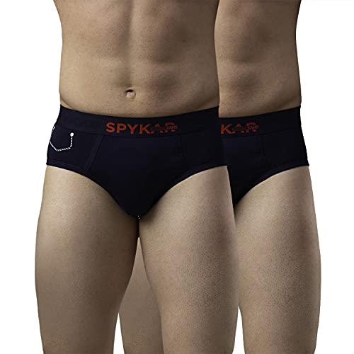 Image of Underjeans Men Cotton Blend Brief - Pack of 2