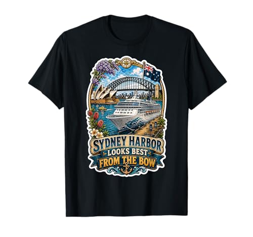 Sydney Harbor Cruise Opera House Bridge Scenic Travel T-Shirt