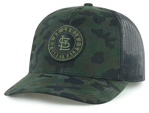 Gorra Trucker St. Louis Baseball Camo Negra Ajustable miniatura 1