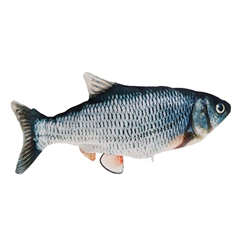 PENIKOKO さかな 動く 電動 魚 自動 ない ぬいぐるみ の ねこ 犬 おやつ ネコ 一人遊び フィッシュ ムービング 飽き セット すすめ お 電気 鳥 じゃらし フェイク 犬 ねずみ エビ 蹴り くるみ トンネル ー ペット 用 えび ボール