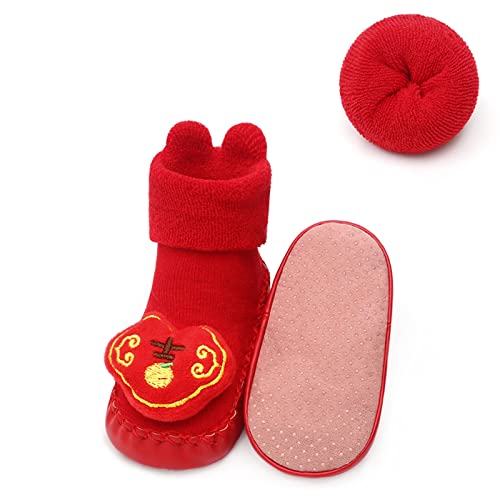 Toddler 2024 Socks Children Toddler Shoes Autumn Winter Boys and Girls Floor Socks Shoes Warm Soft Sole Slippers2
