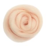 Nuevo y de alta calidad. Fieltro de Lana 10 Gramos para Manualidades Bricolaje de 10 Colores para Seleccionales - Rosado