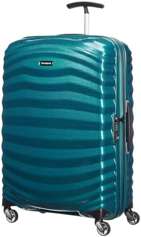 Samsonite Lite-Shock Spinner Check-in-Koffer, 69 cm | Blau, Hartschalenkoffer, 69H x 47W x 29D cm, 73 L, mit Curv-Material und stoßabsorbierender Schale